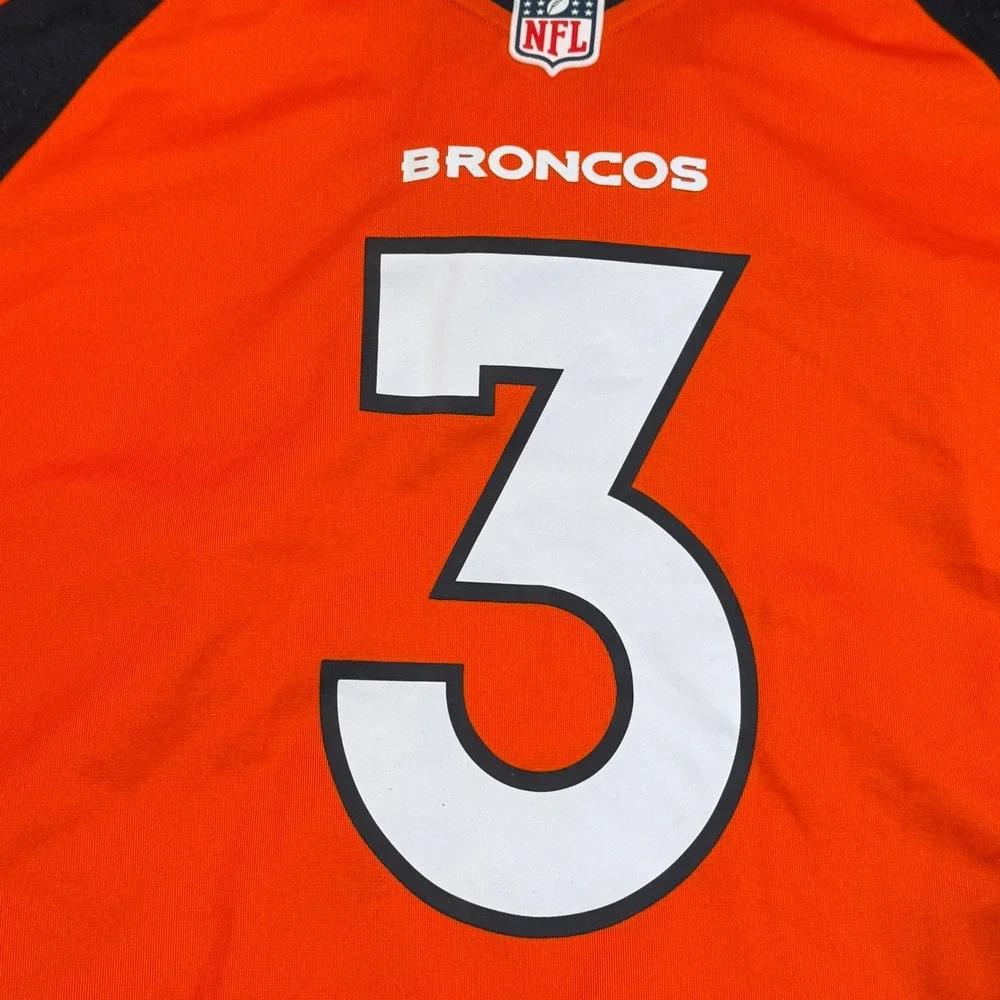Nike Denver Broncos Russell Wilson Jersey Mens XL Orange #3 NWT NFL Football